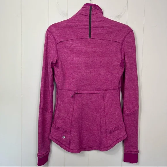 Lululemon Athletica Pink Base Runner Half Zip Pull - Picture 6 of 13